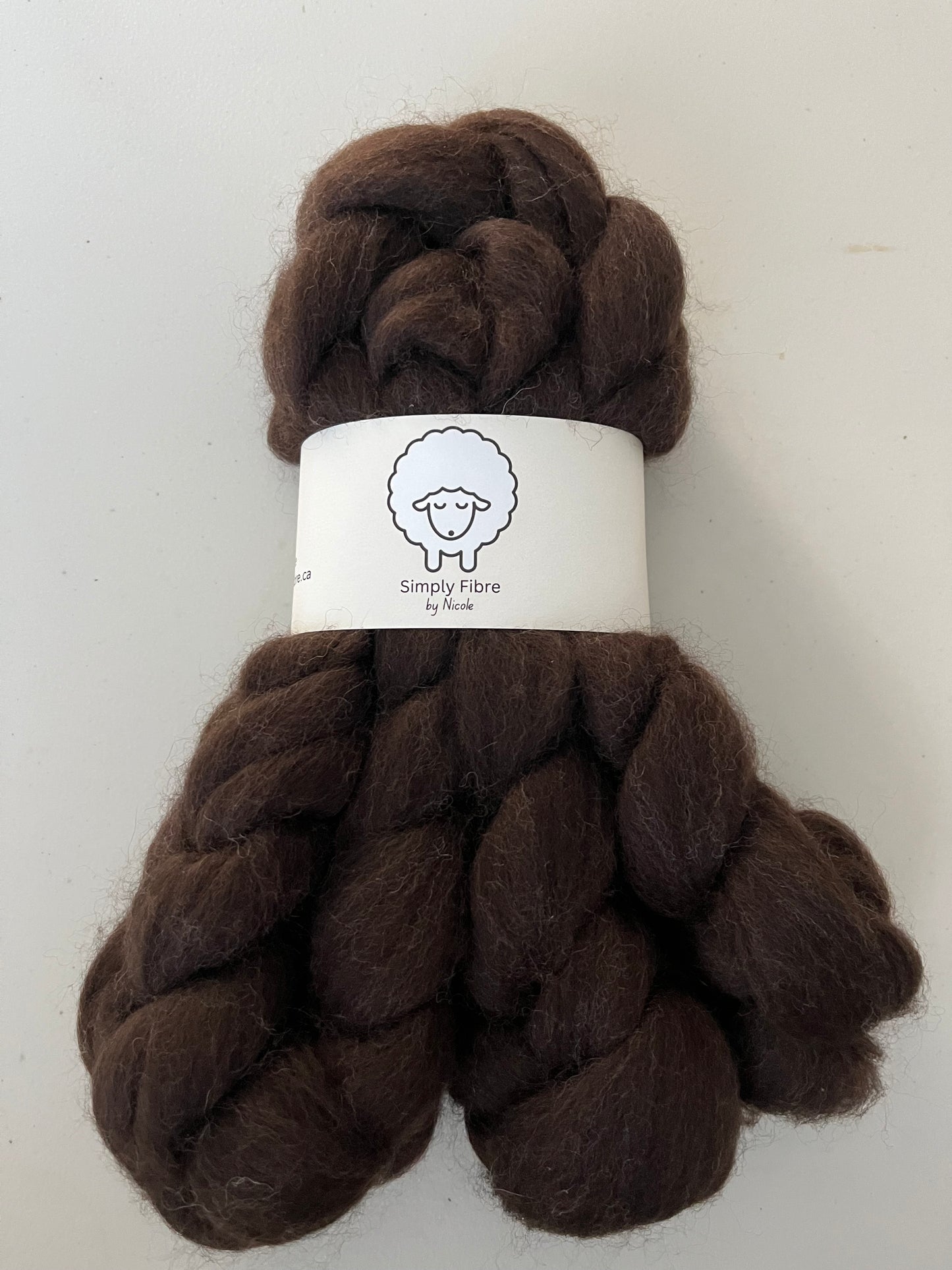Chocolate - Undyed Haunui Fibre