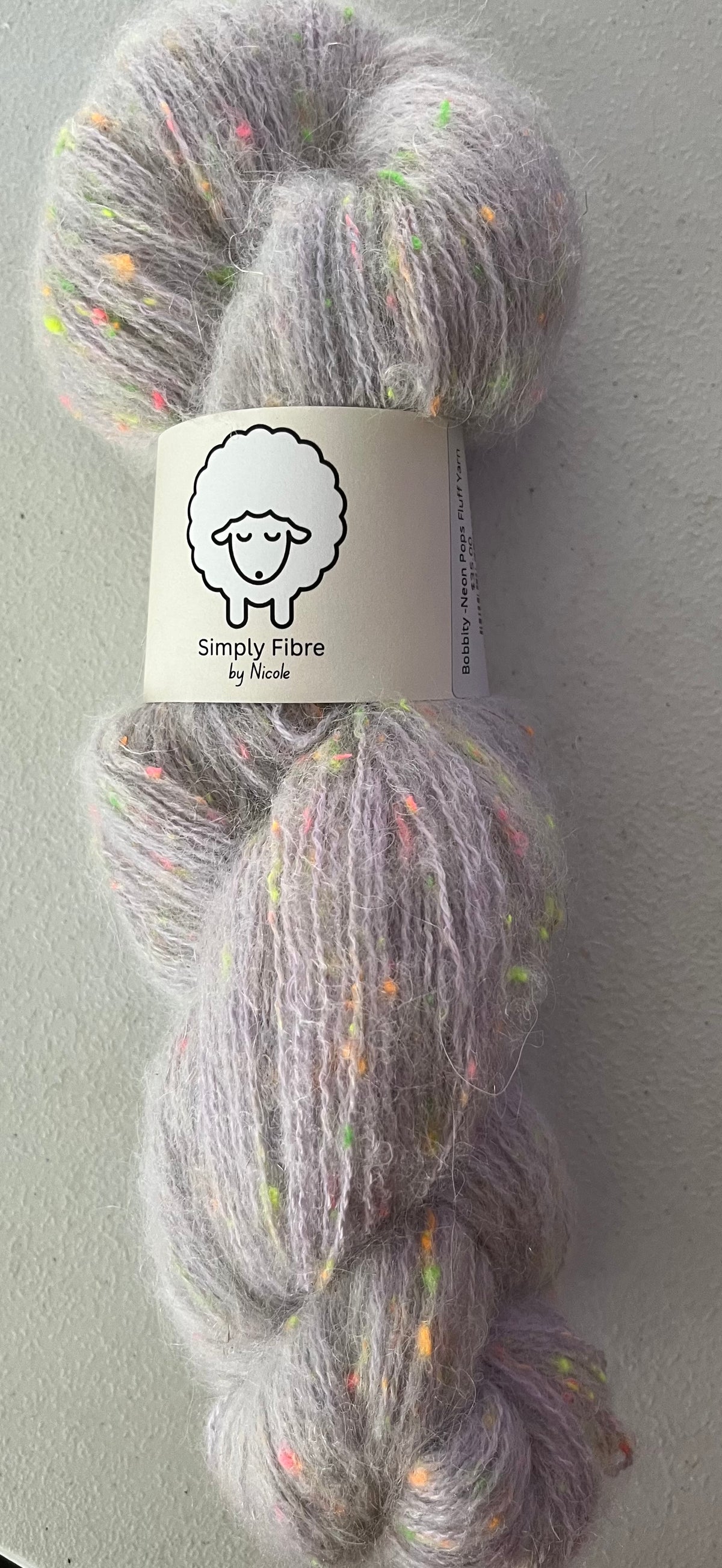 Bobbity -Neon Pops Fluff Yarn