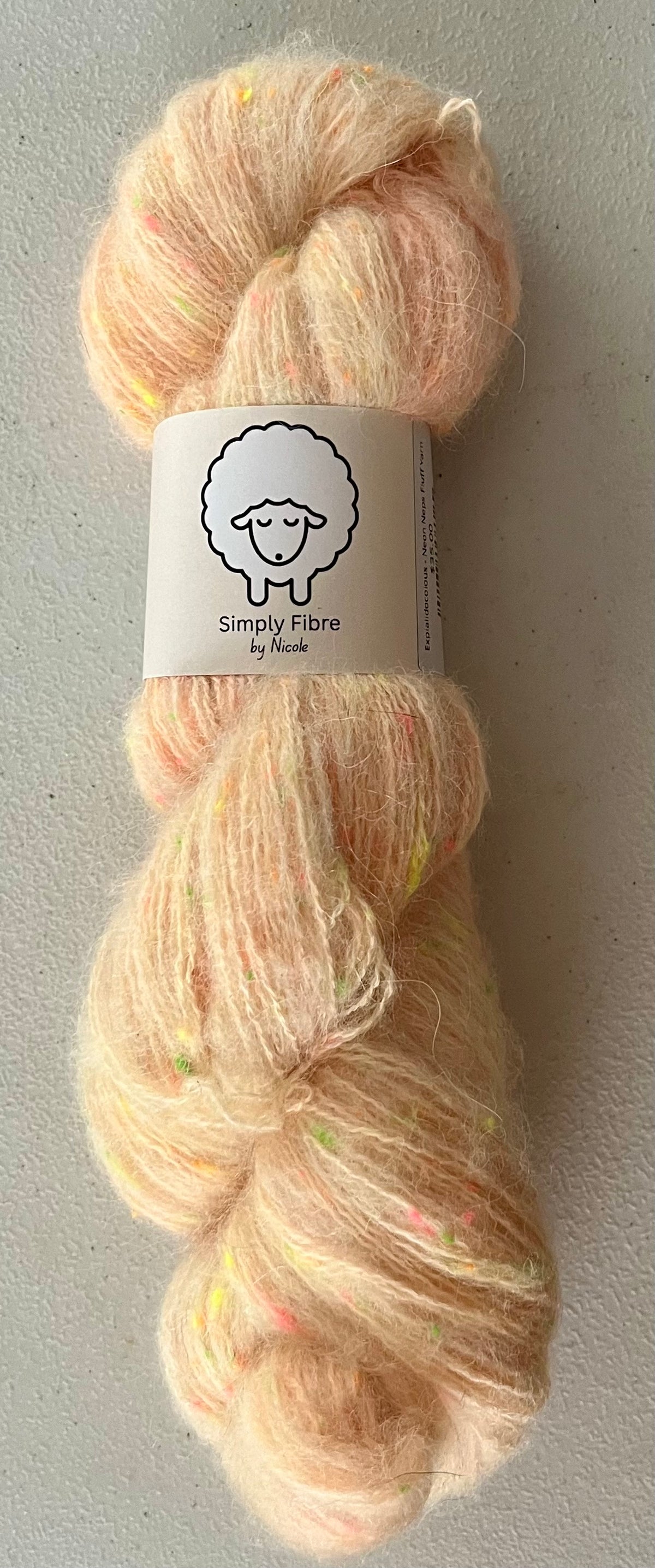 Expialidocoious - Neon Neps Fluff Yarn