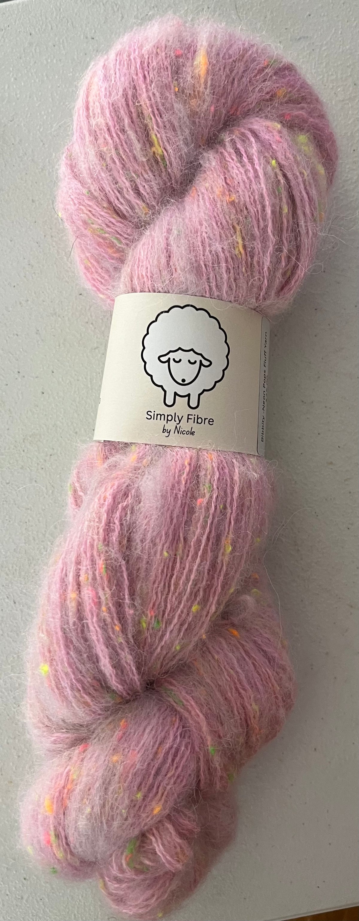 Bibbity -Neon Pops Fluff Yarn
