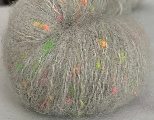 Mist - Neon Neps Fluff Yarn