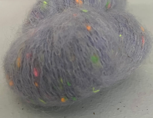 Wisteria - Neon Neps Fluff Yarn