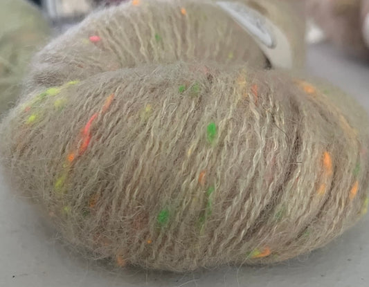 Barley- Neon Neps Fluff Yarn