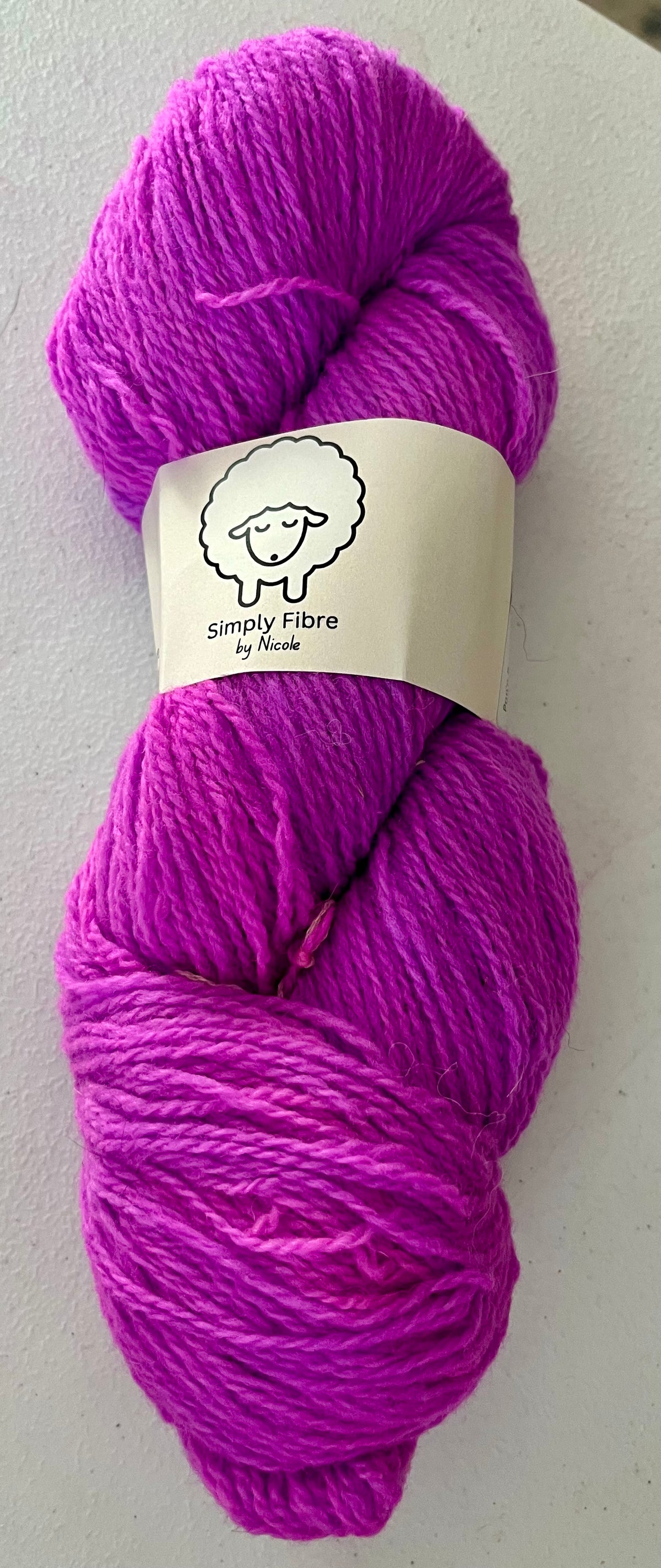 Pop'n Purple- Woollen Spun Sport